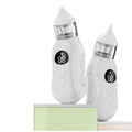 White silicone electric nasal aspirator for children with anti-backflow design