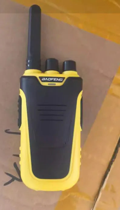 Red and yellow high power 10W wireless intercom with USB charging port