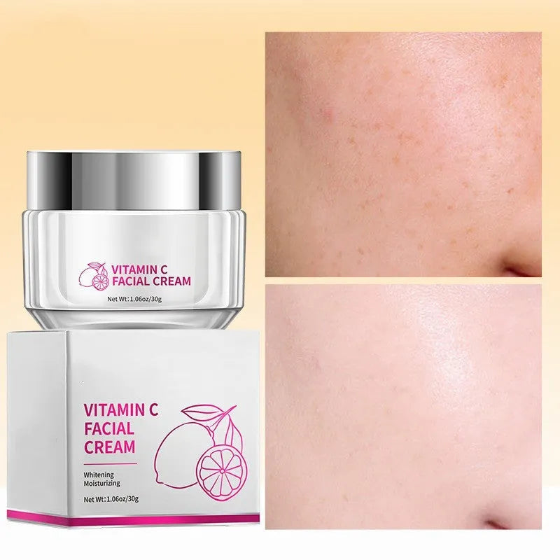 30g vitamin C face cream pot with compact 6x6x5.2cm dimensions