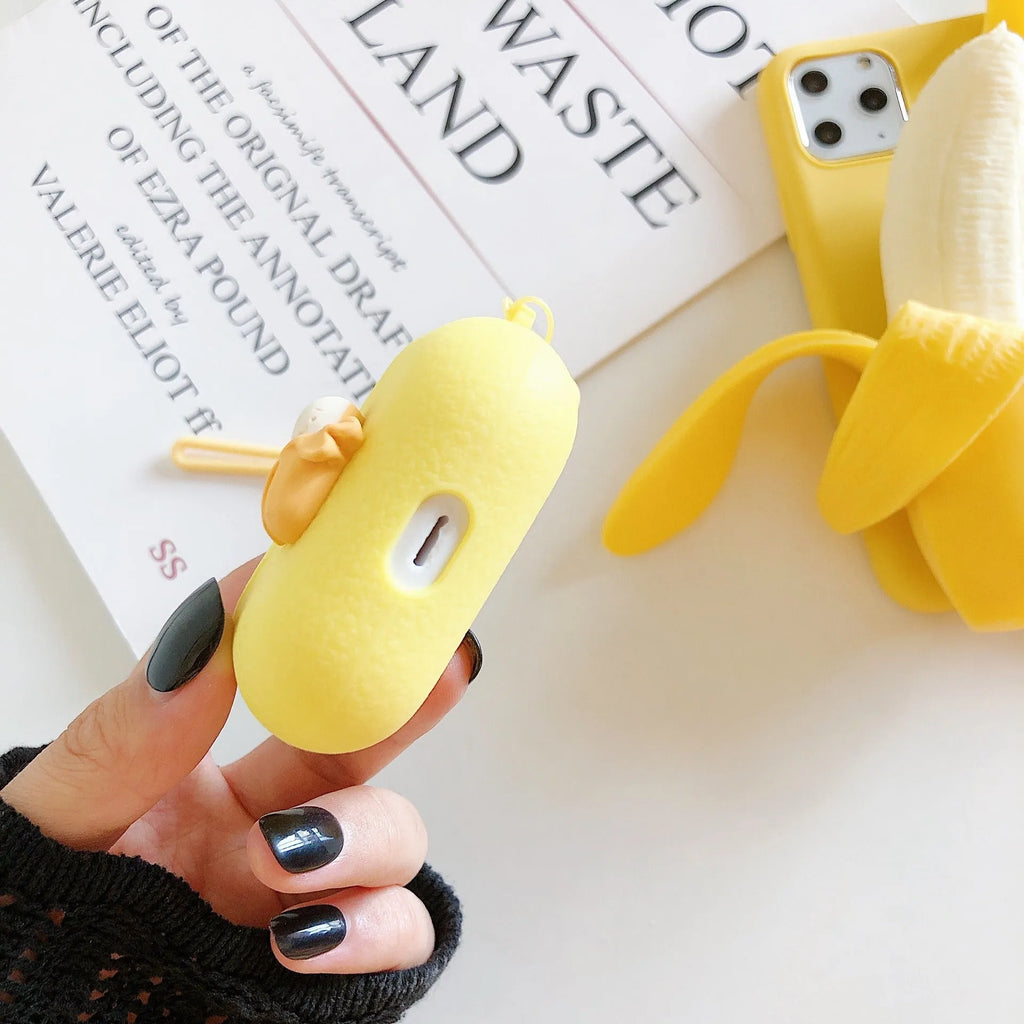 Banana coloured IMD material back cover case for iPhone 12, 13, 11, X, 7, and 6 models