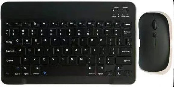 10-inch Bluetooth keyboard and wireless mouse set in multiple colour options with USB linker