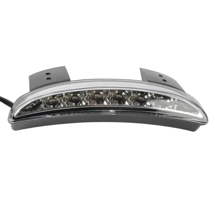 Modified XL883 1200 LED rear lamp brake taillight with red five lines wiring.