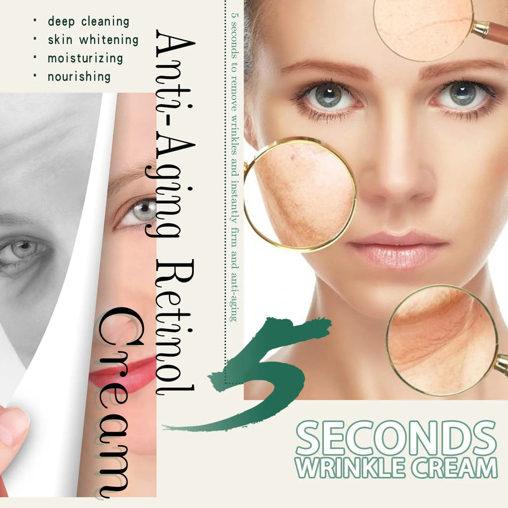 30g anti-aging anti-wrinkle face cream with hydrating formula in standard packaging