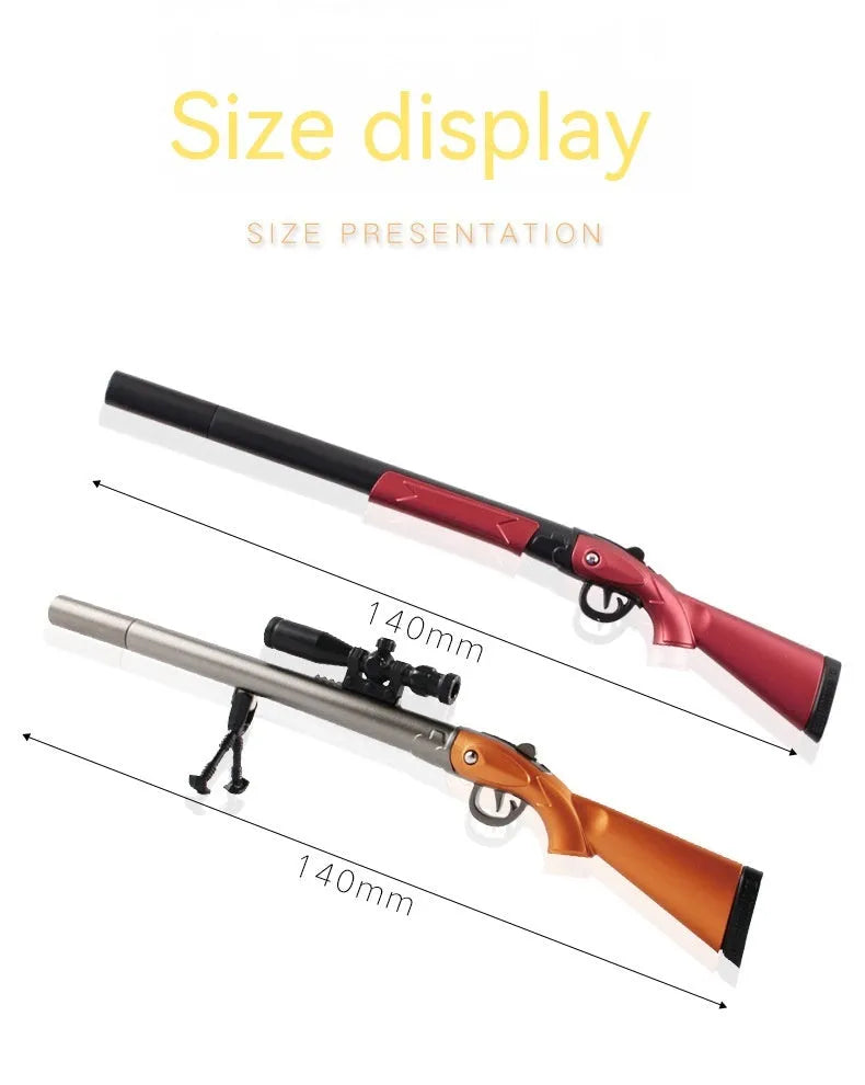 Creative 98K sniper rifle chicken eating theme gel pen with 0.5mm tip and plastic construction
