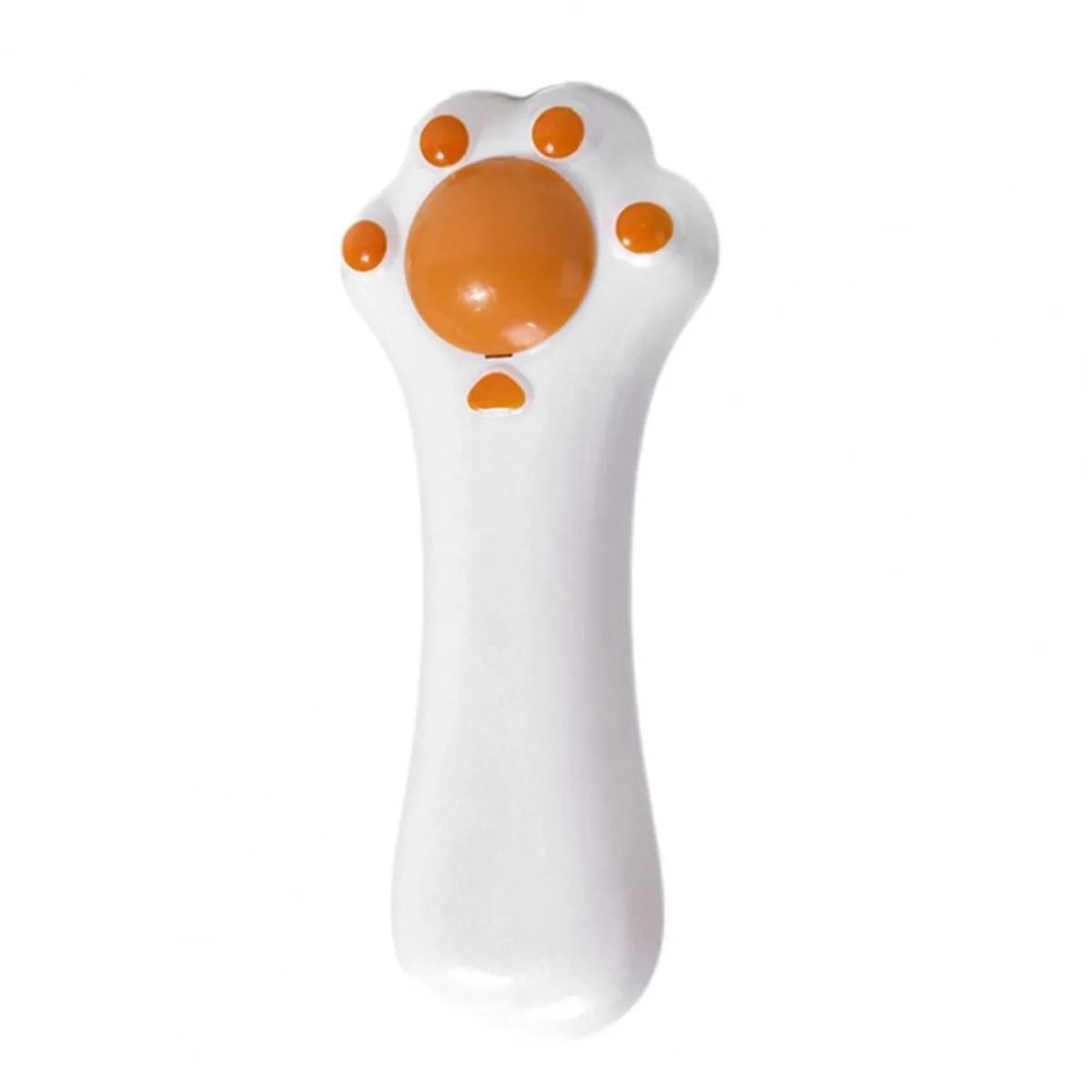 Cartoon-style dual-purpose cat toy showing massage comb attached to a catnip compartment with a dust-proof cover