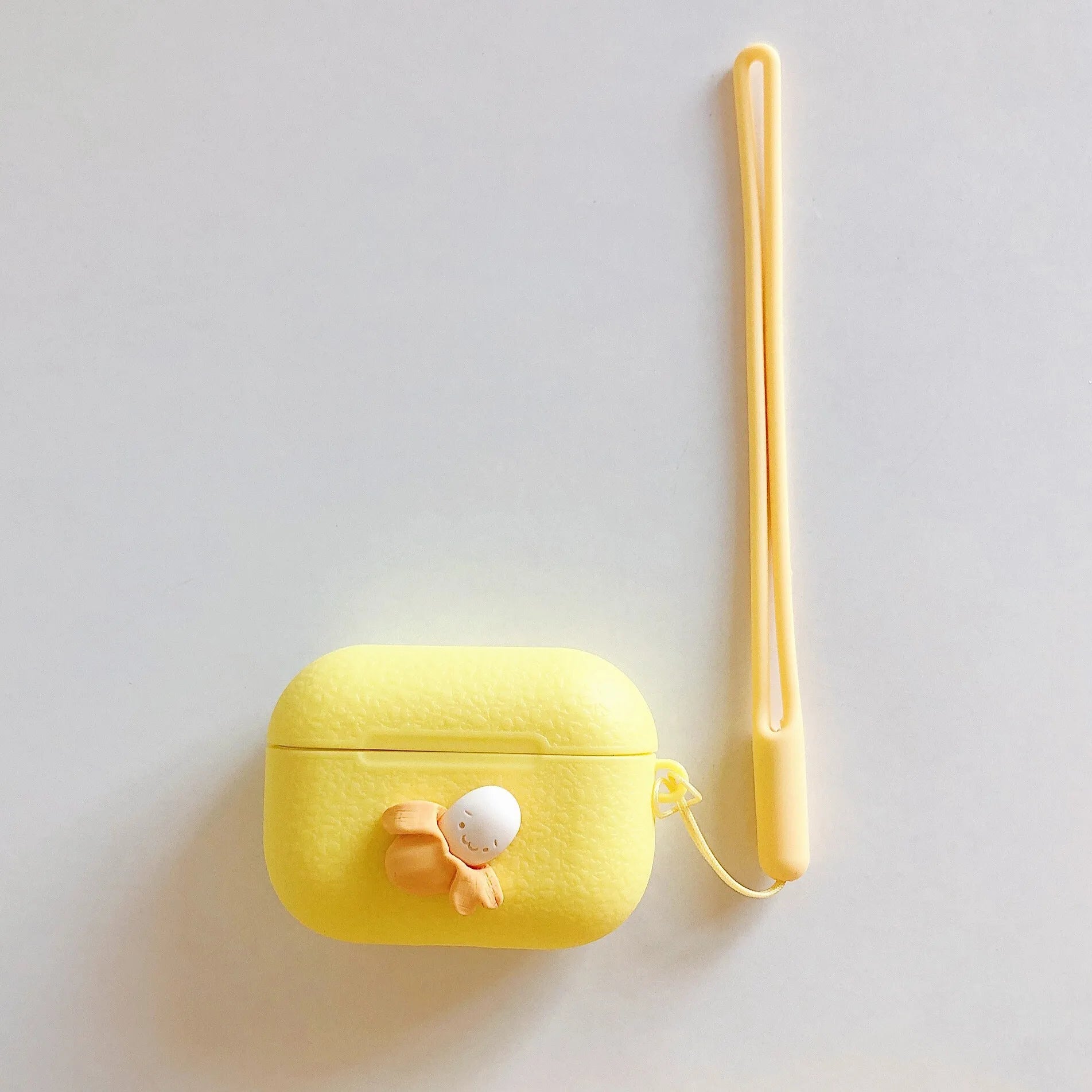 Banana coloured IMD material back cover case for iPhone 12, 13, 11, X, 7, and 6 models