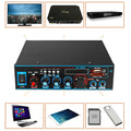 Black BT-309A-A Bluetooth power amplifier with recording function for home and car use