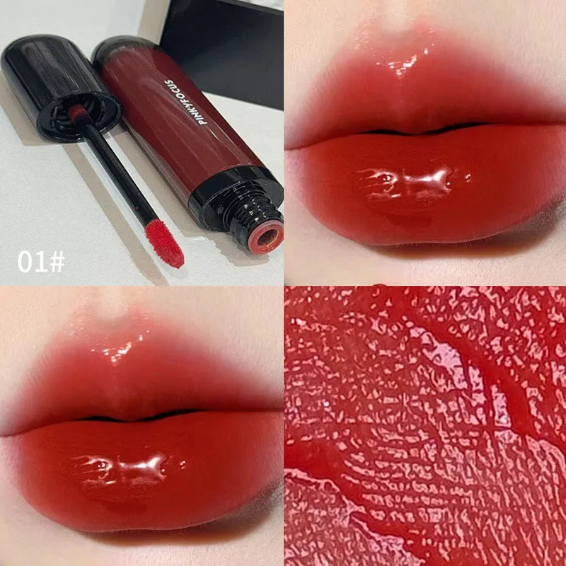 Black Citrus Mirror Lip Lacquer in six shiny shades including Black Tomato and Black Sweet Potato.