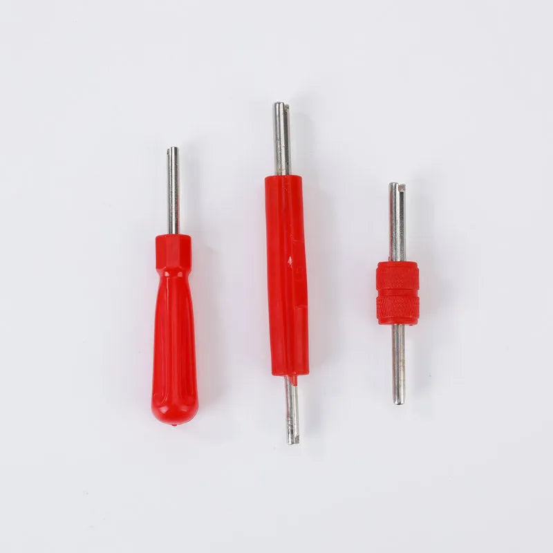 Single-head aluminium alloy twist valve wrench in one of three colour styles.