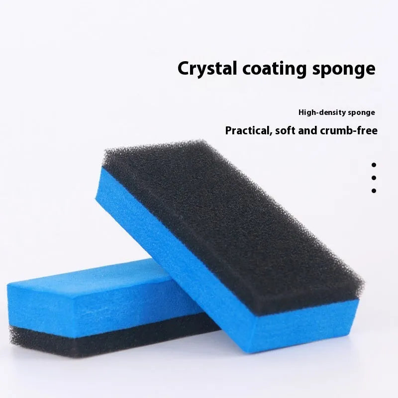 Car repair wax kit containing A wax for scratches, B wax for polishing, and foam mop sponge