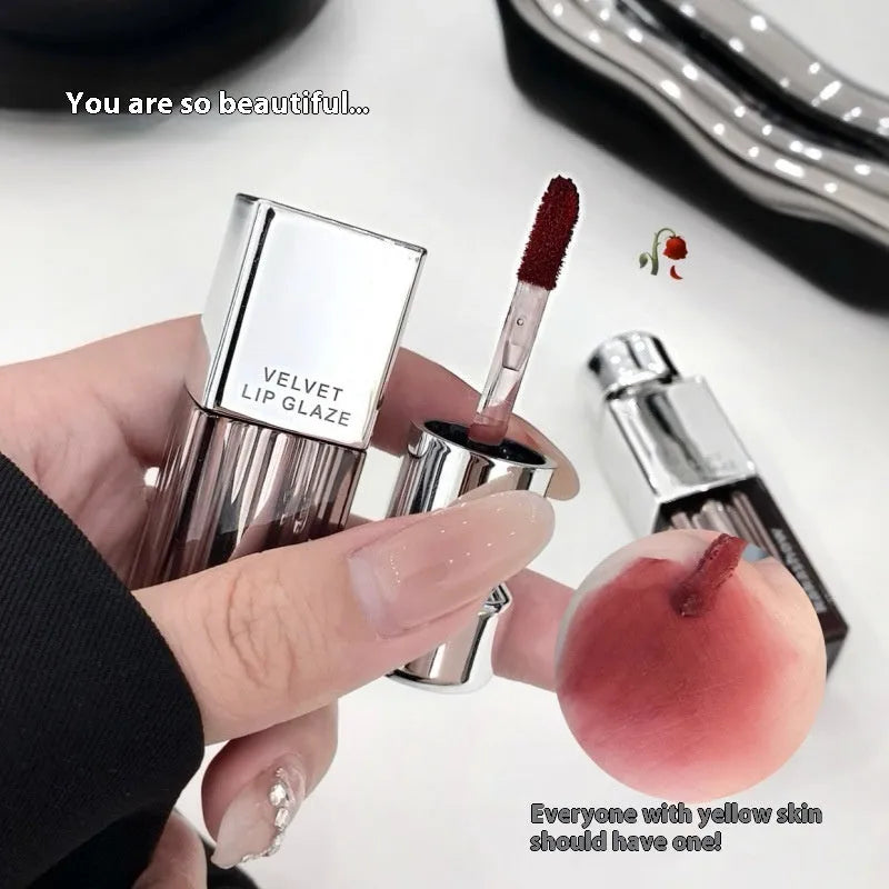 Kakashow lock colour velvet lip paint matte soft mist lipstick in six shade options