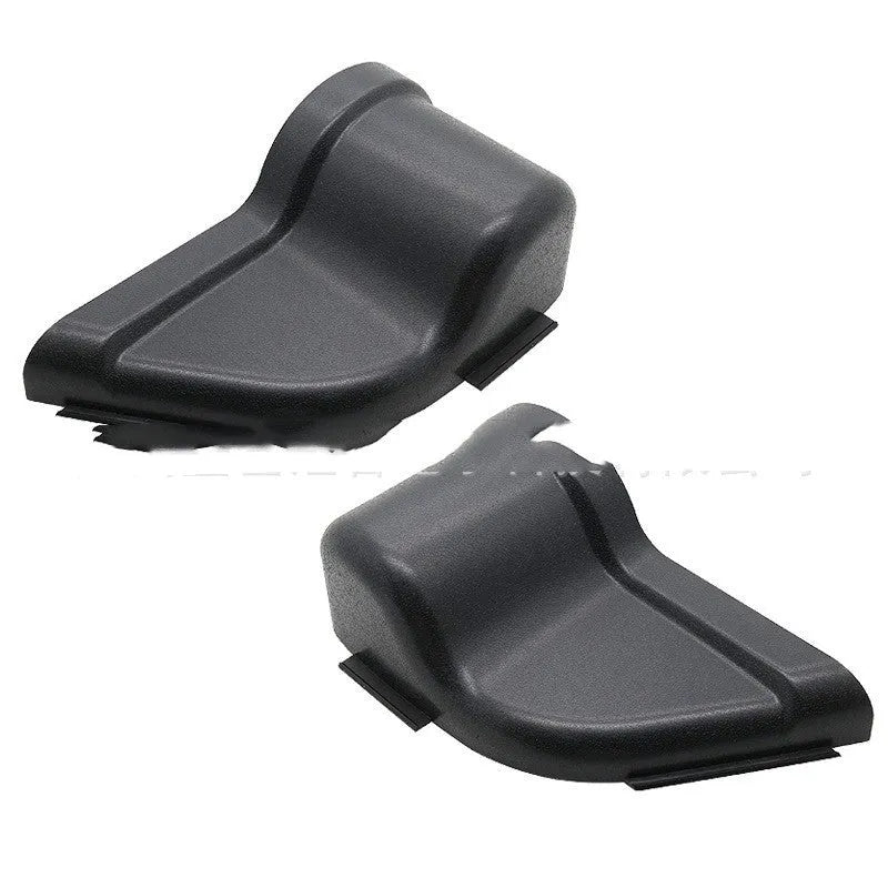 Black ABS door storage organiser for Jeep Wrangler JK and JL models mounted on vehicle interior door panel.