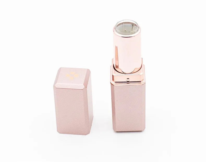 Empty 121 caliber lipstick tube in black, pink, red, or white ABS plastic for DIY cosmetics.