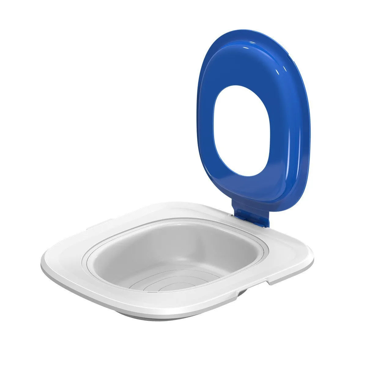 Fifth-generation cat toilet trainer with removable mat in ABS plastic for kitten litter training