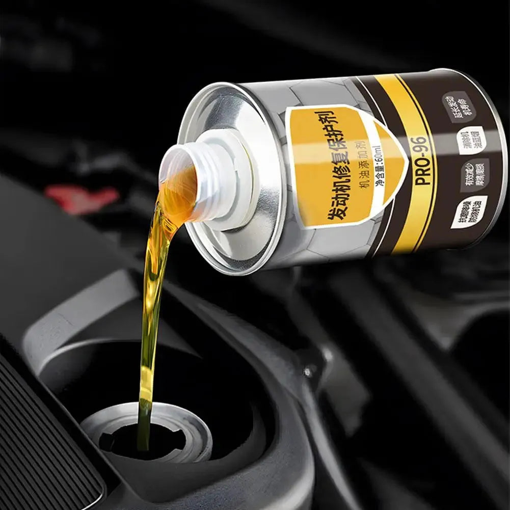 60ml engine oil anti-wear additive in white cover bottle
