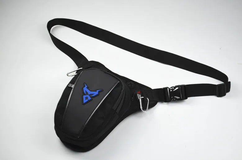 Motorcycle riding crossbody shoulder waist leg bag in 1200D Oxford cloth