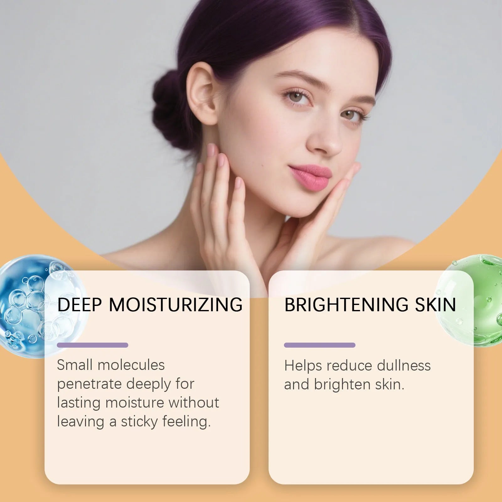 100ml bottle of turmeric moisturising water for facial skincare.