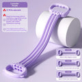 8-shaped puller for women with cat ear non-slip handle, adjustable 15-90 lb resistance band for back and shoulder training