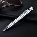 Windproof metal pen jet lighter in six colour options with 14mm diameter slim design