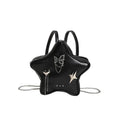 Women's soft PU mini backpack and shoulder messenger bag in black, milky white or silver