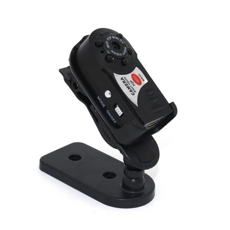 Black Wi-Fi remote network camera with 1.5-inch LCD screen and 16x optical zoom lens