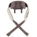 Creamy white rechargeable shoulder and neck massage instrument with kneading function