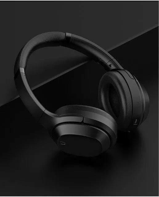 Black Gorsun E98 wireless over-ear Bluetooth headphones with padded headband and large ear cushions.