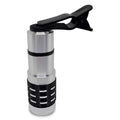 12x telescopic telephoto lens with universal clip mount for mobile phones.