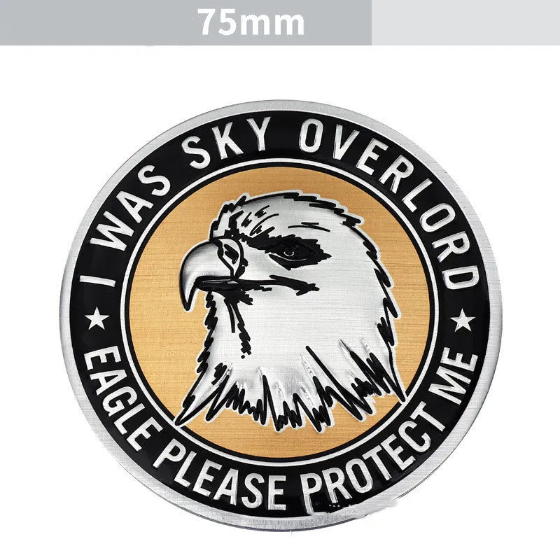 Aluminium car body labelling sticker with animal designs for vehicle appearance modification