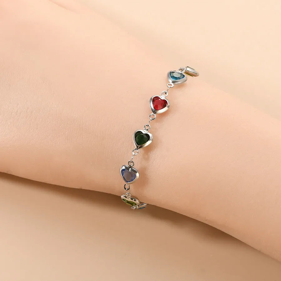 Devil's Eye stainless steel bracelet with geometric design and electroplated colour options