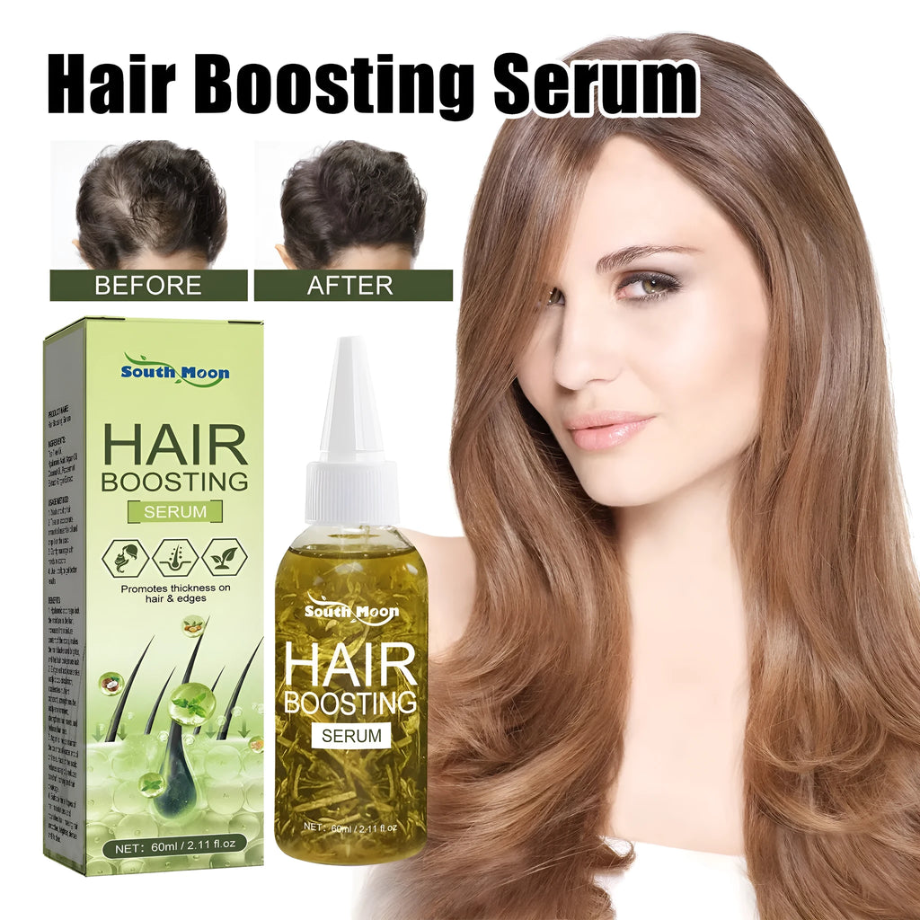 60ml dropper bottle of anti-fall repair hair essential oil for dry, brittle hair treatment