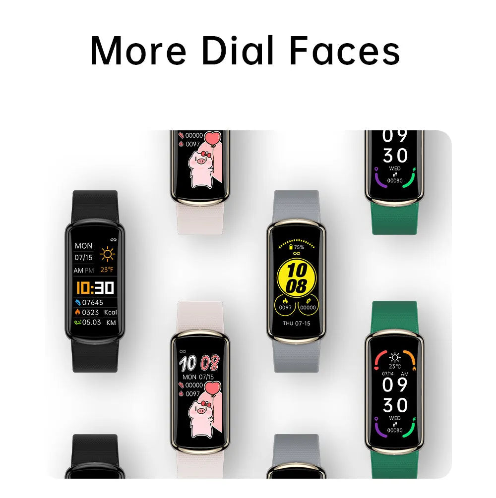 Black fashion sports electronic watch with 0.96 inch IPS colour screen, metal frame, and TPU strap