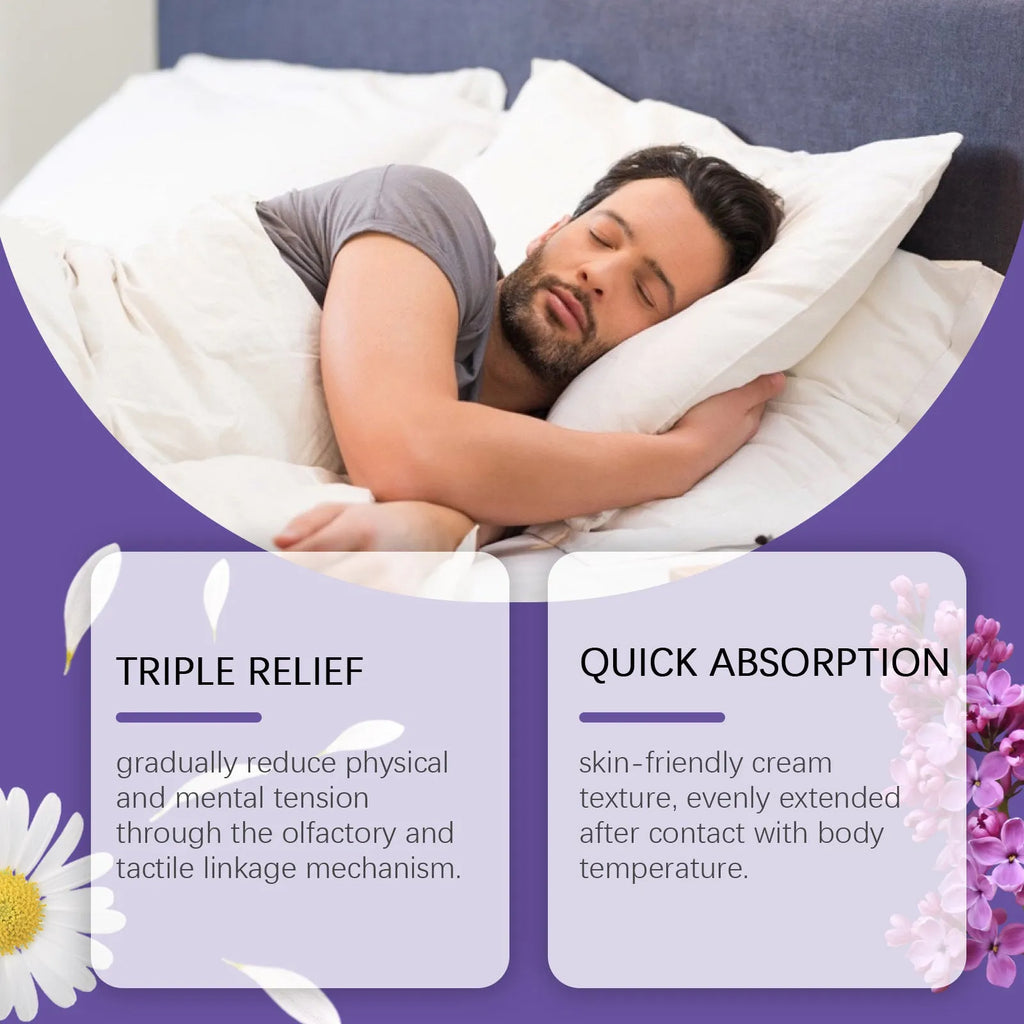 30g tube of Sleep Goodnight Cream with lavender and chamomile for night-time use