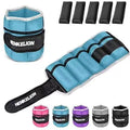 Reflective adjustable leg sandbag in neoprene with iron sand fill, available in multiple colours and weights