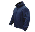 Men's military tactical hooded soft shell jacket in polyester cotton, Army Green, sizes S to 2XL