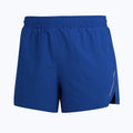 Men's quick-dry marathon running shorts in fluorescent green, showing straight-leg short style.
