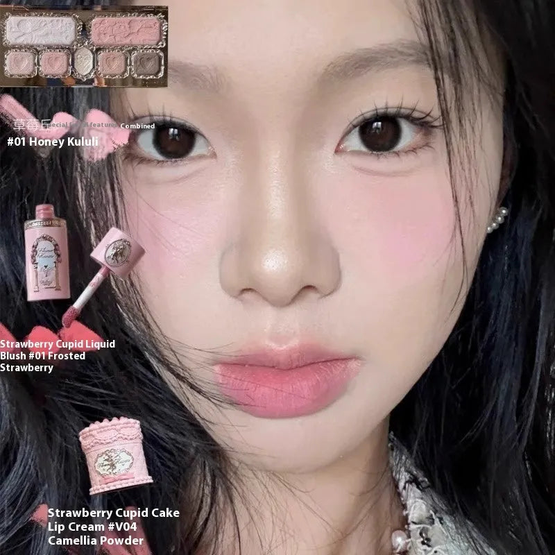 Strawberry Cupid Liquid Blush bottle in one of six shades from the Cupid series.