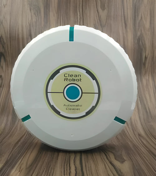 Black or white AC Sweeping Robot automatic floor cleaner on wooden floor