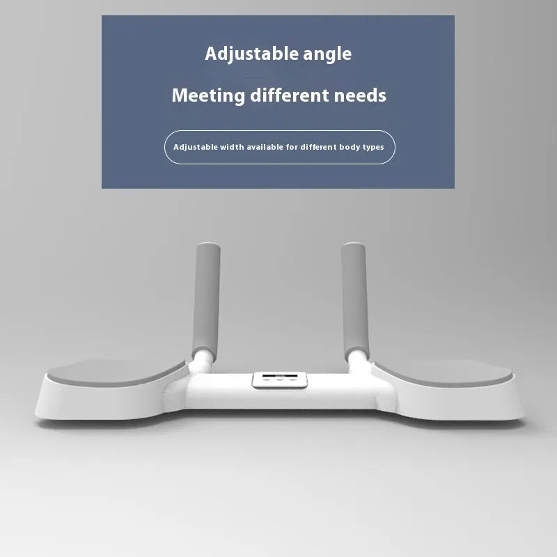 White aluminium frame flat support trainer for household exercise with ABS plastic components