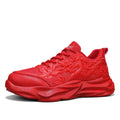 Fly knit casual sneakers in dragon colours with rubber soles and microfibre uppers