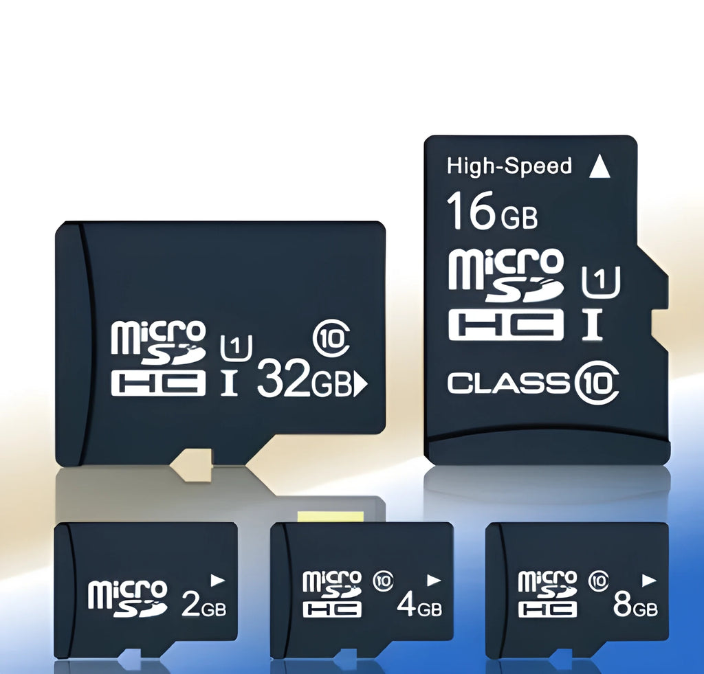 USB flash drive with multiple capacity options including 4GB to 128GB stored on a white background