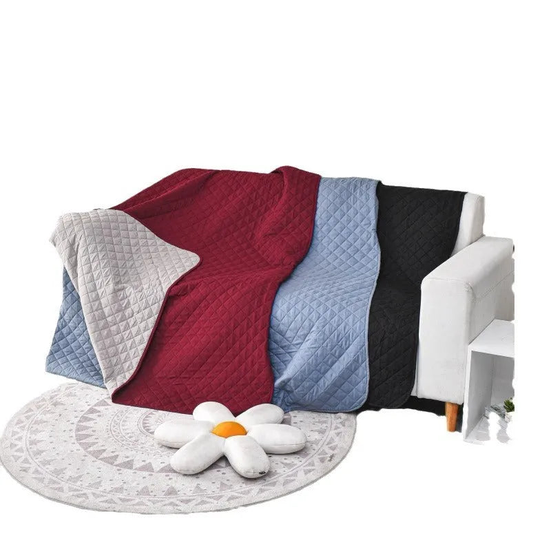 Reversible waterproof dog blanket sofa cover in multiple colours protecting furniture from pet damage