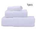 Cotton bath towel 70x140cm 600g in white, grey, blue, pink or yellow with combed yarn