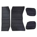 Black car roof insulation mat for Wrangler JL18 made from 600D Oxford cloth, PE board and thermal insulation foam