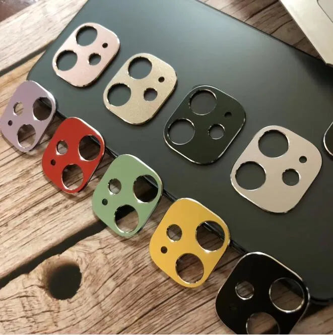 Metal lens protection ring for iPhone 11 and iPhone 11 Pro in nine colour options