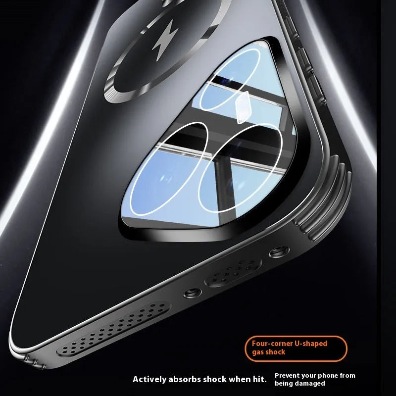 Frosted PC magnetic belt lens protector phone case for Huawei Pura70 and Pura80 in solid colour options