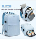 Large grey waterproof mummy style backpack with a 45L capacity shown on a neutral background.