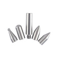 Three alloy steel car dent repair crowbars in a set for vehicle body maintenance