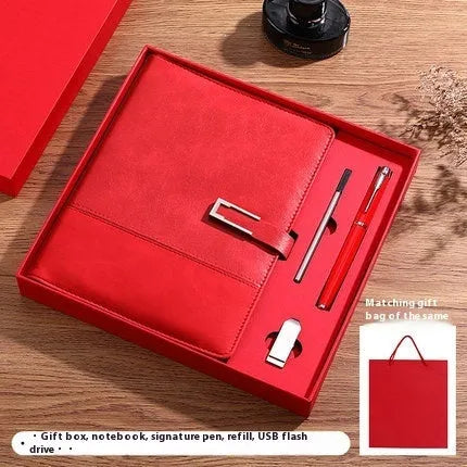 A5 soft pu leather notebook in business brown colour with wood-free paper pages