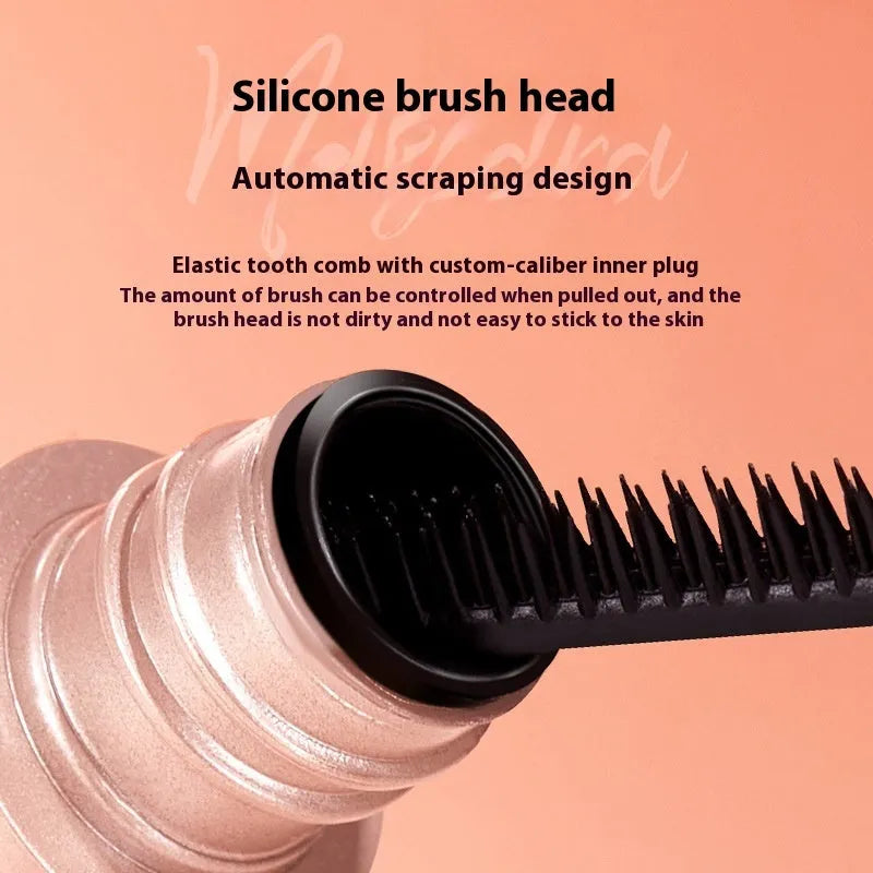 Black mascara 8g tube for women, natural curly long eye makeup, compact 14cm cosmetic
